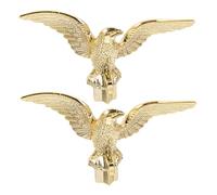 jojofuny 2 pièces Tête de Mât Drapeau Aigle Ornementale Résistante Aux Intempéries Lot pour Décoration Extérieure et Intérieure Adaptée Aux Places et Salles de Conférence