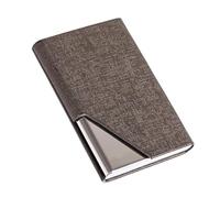 jojofuny 2 Pièces Titulaire De La Carte De Visite Portefeuille Porte-Cartes Crédit Salutation Mince Portefeuille De Titulaire d'affaires Porte-Cartes De Visite pour Hommes Clé Étiqueter Cas