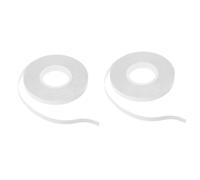 jojofuny 2 Rouleaux Ruban Adhésif Double Face Soluble Eau Bande Adhésive pour Fixation Temporaire pour Couture et Patchwork Mètres