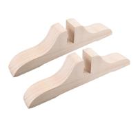 jojofuny 2 Supports de Séparation de Pièce en Bois Naturel, Pieds Stables pour Panneaux de Cloison Amovibles, Socles Robustes pour Bureau, Maison et Salle de Réunion, Accessoire