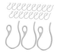 jojofuny 20 Pièces Accessoires De Boucle D'oreille Boucles D'oreilles à Crochet Bijoux De Boucle D'oreille Crochets De Boucles D'oreilles Pour Bijoux Acier Inoxydable