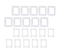 jojofuny 20 Pièces Accessoires DIY en Résine, Cadres Simulation Petits et Grands, Décoration pour Étui à Papeterie et Tampons Encreurs, Ornements pour Bricolage Créatif Halloween