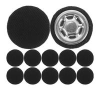 jojofuny 20 Pièces Bouton à Capuchon En Métal Boutons Décoratifs Black