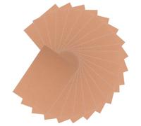 jojofuny 20 Pièces Carnet de Notes pour en Papier Kraft Pages Blanches Non Lignées, Portable Grosse Capacité D'écriture Voyages et Loisirs