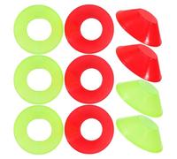 jojofuny 20 Pièces Cônes de Balisage Mini Ronds en Plastique PE | Marqueurs Souples à Haute Visibilité, pour Exercices D'agilité et Cours D'eps, Couleur Vive