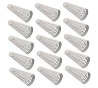 jojofuny 20 Pièces de Fil Plastique Cône avec Structure Maille Tubes de Bobinage pour Machine Textile Perte de Fil et Amélioration de Efficacité