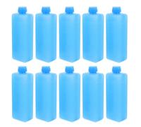jojofuny 20 Pièces Ensemble de Blocs Réfrigérants pour Contenants Alimentaires en PE, Packs de Glace Réutilisables Portables pour Boîtes à Lunch Isothermes, Vacances et Conservation