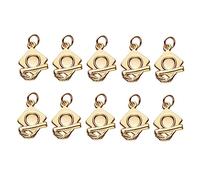 jojofuny 20 Pièces Pendentifs Chics Forme de Chapeau de Diplômé Alliage Doré Accessoires Créatifs DIY pour Fabrication de Bijoux pour Colliers et Bracelets