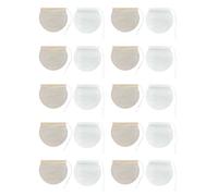 jojofuny 200pièces Sachets Filtrants à Thé Jetables Filtres Ronds Papier Résistants Chaleur pour Épices Café et Herbes Faciles à Fermer pour Infusions Maison
