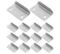 jojofuny 20pcs Gâche Métallique en Fer Forme Équerre pour Serrure de Tiroir de Meuble, Résistant la Décoloration, Accessoire pour Armoire la Maison Bureau