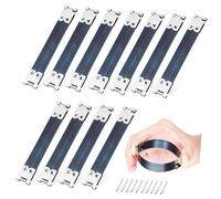 jojofuny 20Pièces Lot de Cadres Flexibles pour Sac avec Charnières à Ressort Accessoires de Fabrication de Sacs DIY Pratiques et Faciles à Installer