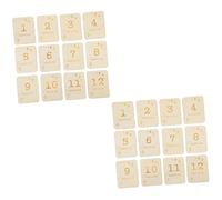 jojofuny 24pièces Cartes De Garçon Fille Slices Milestone pour Photos Accessoires De Souvenir Unique