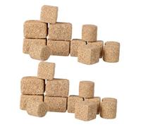 jojofuny 24pièces Lot de Mini-balles de Paille Réalistes pour Décoration de Ferme Miniature Paille Décorative pour Maisons de Poupées et Micro-paysages