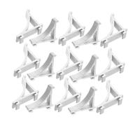 jojofuny 25 Pièces clip pour étagère de réfrigérateur clips de réfrigérateur en métal chevilles métalliques pour étagères porte-étagères de congélateur alliage d'aluminium