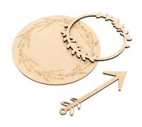 jojofuny 2ensembles Cartes De Naissance Bois pour Cartes Mensuelles Et Événements De Croissance Accessoires Photo Souvenirs Né