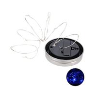 jojofuny 2m Guirlande Lumineuse Solaire Led Led Pour Couvercle De Boîte De Conserve Guirlande Lumineuse Décorative Pour Jardin Et Maison