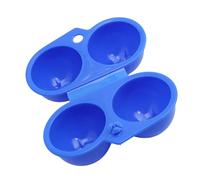jojofuny 2pièces Boîte à Œufs Plastique Avec Compartiments Boîte De Rangement Pour Œufs Portable Et Anti-dérapante Pour Camping Et Voyages