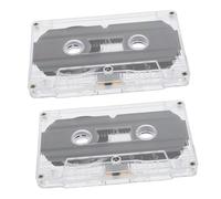 jojofuny 2pièces Cassette Audio Enregistrement Anti-Bruit Cassettes Vierge pour Musique Et Voix