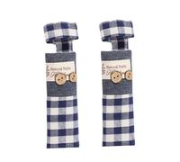 jojofuny 2pièces Couverture De Poignée De Réfrigérateur Protecteur Antipoussière Tissu Protection Taches Bleu Pour Réfrigérateur Micro-ondes Et Appareils Électroménagers