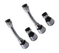 jojofuny 2pièces Filtre Robinet Cuisine Long Court Économiseur Eau Embout Anti-éclaboussures Pour Évier Salle De Bain Manche Flexible Et Facile à Nettoyer