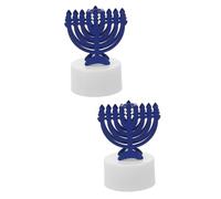 jojofuny 2pièces Flameless LED Jesus Candle Lamp Lampe Électronique Religieuse Décorative pour Église Fête Et Ambiance Effet Flamboyant sans Fumée