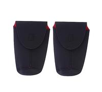 jojofuny 2pièces Housse De pour Objectif Photo Sacoche Antichoc Et Résistante à Eau Noir