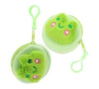 jojofuny 2pièces Porte- Peluche Kawaii Petit De Rangement pour Écouteurs Porte-clés Mignon Étui à Écouteurs Pochette à