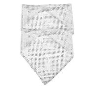 jojofuny 2pièces Serviette Salivaire pour Chien Lot de Bandanas Écharpes Triangulaires pour Animaux de Compagnie Design Brillant