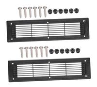 jojofuny 2pièces Vent Cover Rectangular Louvered Vent for Central Air Conditioning Durable Floor Register for Rv Yacht and Home Use