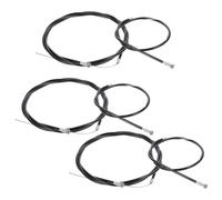 jojofuny 3 Ensembles Câble de Frein Vélo Accessoires de Freins Professionnels Noir Gaine en Plastique et Métal pour Vélo Pratique