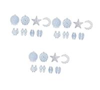 jojofuny 3 Ensembles Moule Silicone Pour Attrape Ensemble Pour Diy Moule Décoratif Pour Pendentifs Muraux Et Bijoux Personnalisés 8 Pièces * 3