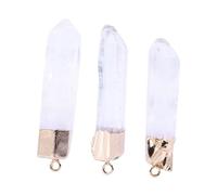jojofuny 3 Ensembles Pendentif Cristal Naturel De Charms Élégants Pour Colliers Accessoires De Mode Dimensions Pour Événements Tenues Chic 3 Pièces * 3