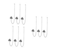 jojofuny 3 Ensembles Pendentif Forme De Cœur Lumineux Lot De Accessoires Creux Pour Collier Diy Support Solide Pour Parfum Diffuseur Huile Design Attrayant Ouvert Pour Spécial 3 Pièces * 3