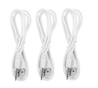 jojofuny 3 pièces Câble de Charge USB DC Lot de Câbles de Remplacement pour Équipements de Beauté et Massagers Charge Rapide Conception Pratique Fil Durable