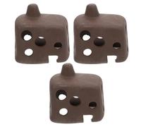 jojofuny 3 Pièces Cachette Aquarium Creuse Grotte Décorative pour Poissons et Crevettes Abri Naturel pour Reproduction et Repos Bassin Eau Douce