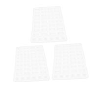 jojofuny 3 Pièces Miniature Silicone Brick Molds for Table Dollhouse Realistic Simulation Building Supplies for DIY Landscape Models