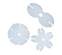 jojofuny 3 pièces Moule Silicone pour Support à Vin Tapis de Verre Créatifs pour DIY et Artisanat Fabriquez Vos Propres Sous Verres et Porte Coupes