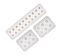 jojofuny 3 pièces Moule Silicone Sphère pour Pendentif DIY Fabrication Bijoux Non Adhérent Réutilisable pour Artisanat Manuel