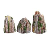 jojofuny 3 Pièces Ornement de Fausse Montagne pour Décor Micro Paysage | Bacs et Aquariums, Usage Polyvalent, Installation Facile, Style Réaliste, Scène Miniature et Décor Scénique
