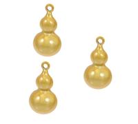 jojofuny 3 Pièces Pendentif en cloche de levage charme de fabrication de bijoux breloques pour bracelets breloques pour la fabrication de bracelets cuivre Doré