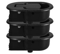 jojofuny 3 Pièces Poignée de Remplacement Facile à Installer pour Fauteuil Inclinable Noire en Abs Surface Texturée, Prise Antidérapante pour Canapé et Réparation de Mobilier