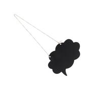 jojofuny 3 Pièces Tableau Suspendu Décoration Intérieure Tableau Signe De Bois Panneau De Suspension Planche Noire Signes De Craie Décoration Murale Ardoise Signe De Craie Noir Bois