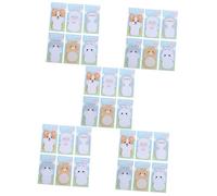 jojofuny 30 Ensembles pense- de dessin animé petit pavé de note mémos mignons bloc-notes blocs-notes adhésifs onglets collants de l'école carnet d'idées papier