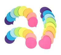 jojofuny 30 Feuilles Set de Mini Notes Autocollantes Colorées pour Garçon Fille Blocs Mémos Portables et Polyvalents pour École Bureau Marquage Organisation des