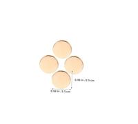 jojofuny 30 Pièces Boutons de Costume Métalliques Dorés Vintage Rond à Coudre pour Blazers Manteaux Vestes Accessoires de Couture Tailoring