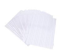 jojofuny 30 Pièces Cartes Apprentissage des Lettres avec Bandes de Phrases à Effacer à Sec pour École Bureau