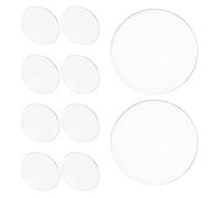 jojofuny 30pcs Abat-jour Acrylique Rond Plat Mr16gu10 pour Éclairage Paysager Led, Installation Facile et Entretien Simple, pour Salles de Bain et Cuisines