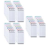 jojofuny 36 Cartes Budgétaires en Papier Offset Extra-épais, Faciles à Écrire et Résistantes, Six Couleurs Différentes pour Planificateur Personnel de Budget Mensuel en Portefeuille