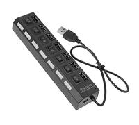 jojofuny 3pièces Hub USB Ports Répartiteur USB Multi-connecteur pour Ordinateur Portable Adaptateur De Rapide avec LED Indicateurs pour De Données Haute Vitesse