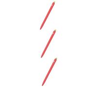 jojofuny 3pièces Stylus Silicone Carrot Shaped Sleeve Cover pour Pencil Anti-dérapante Confortable Et Compatible avec Rouge